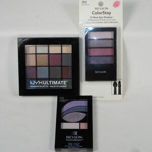 New NYX & Revlon eye shadow palettes